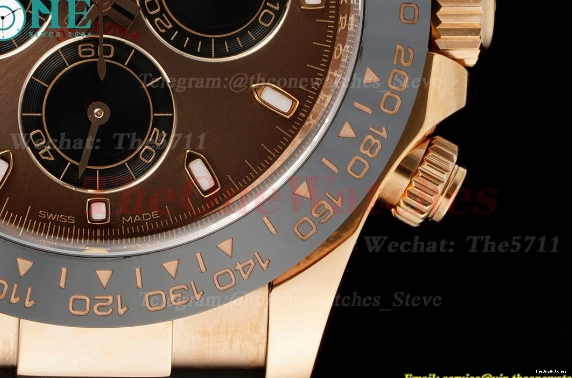DD4130 Dial Brown RG Daytona Clean RU 40mm 116515 0212